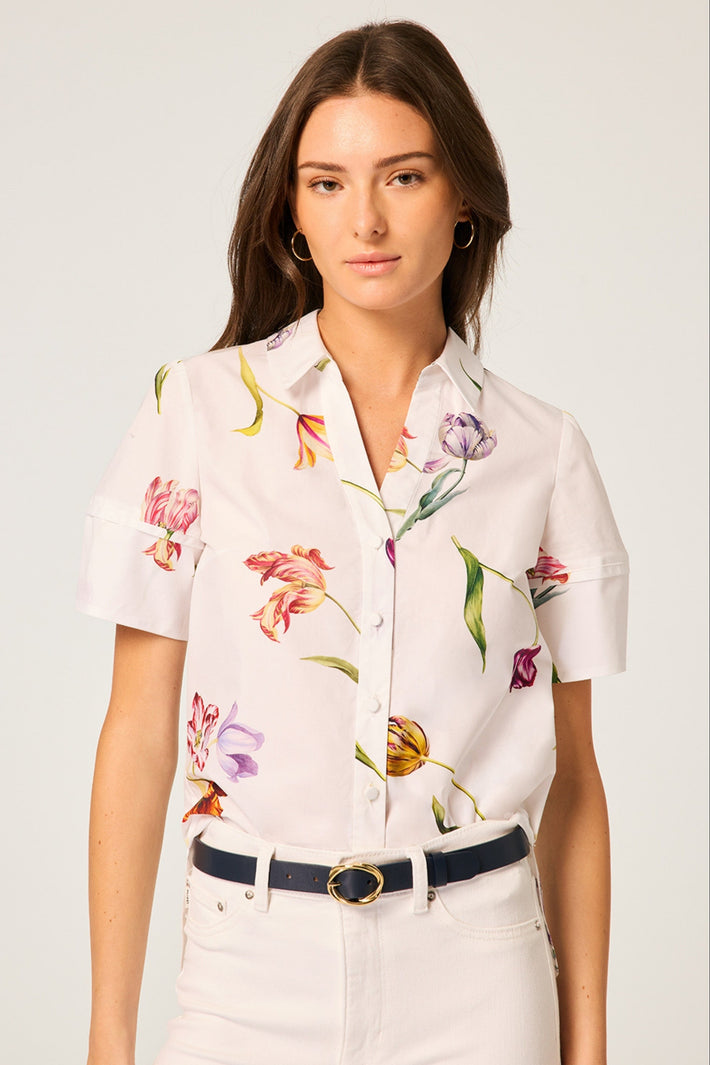 Mirabel Blouse - White Tulip