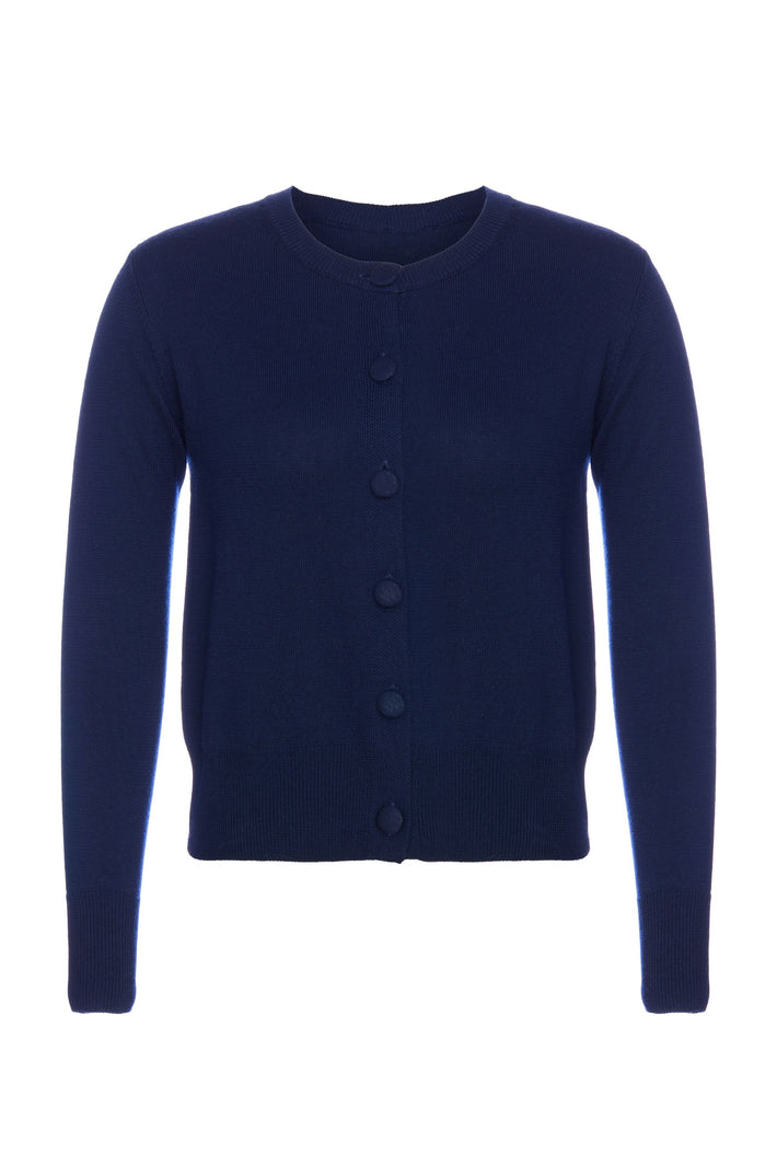 Travel Cardigan - Navy