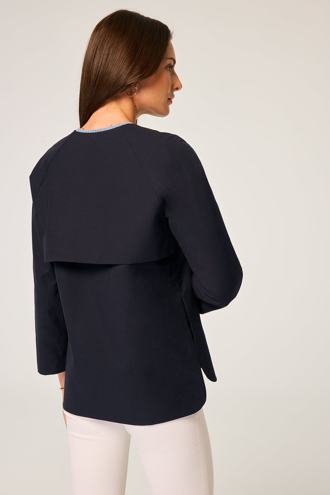 Trench Blazer - Navy – Charlotte Brody