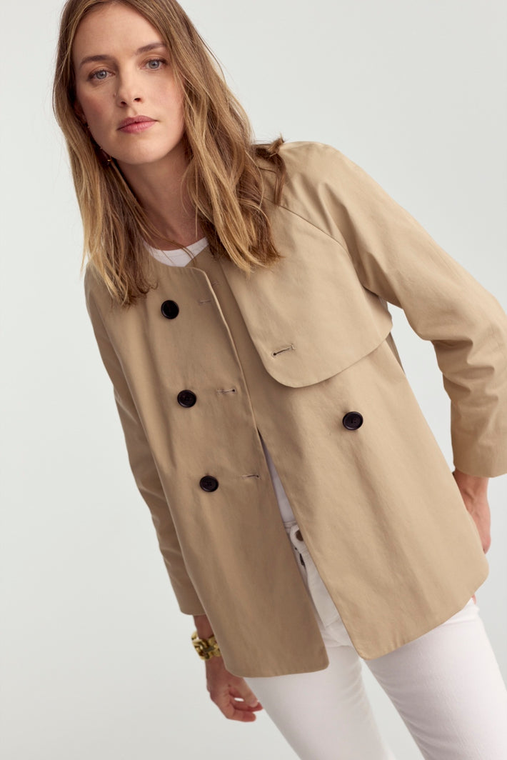 Trench Blazer - Khaki