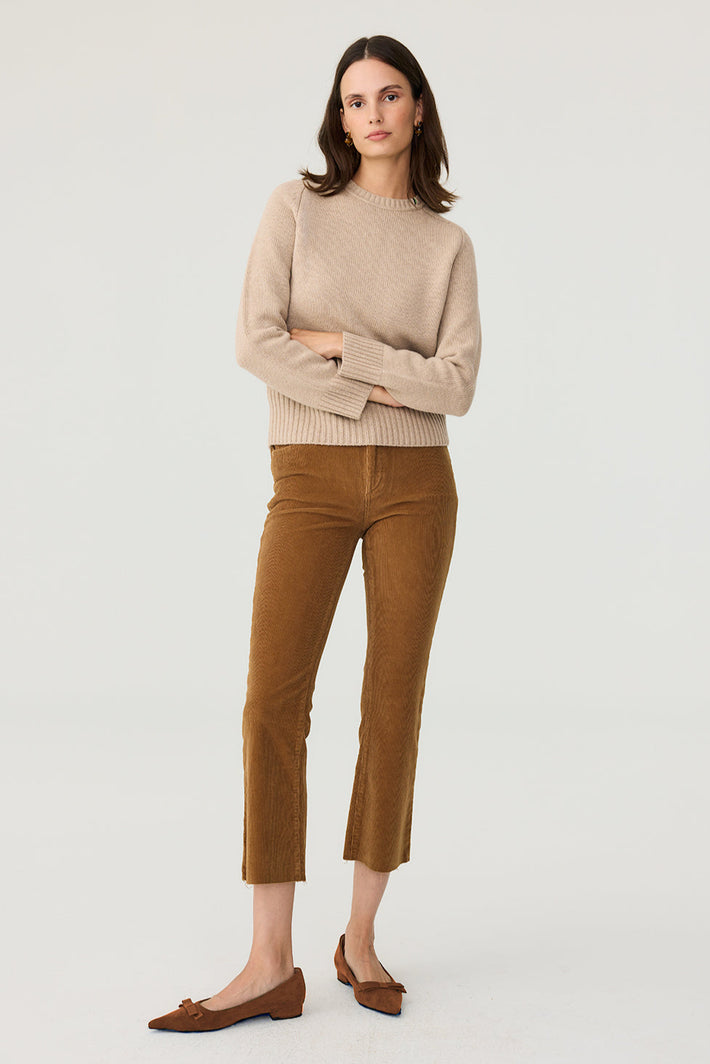 Bridget Boot Crop Jean - Teakwood