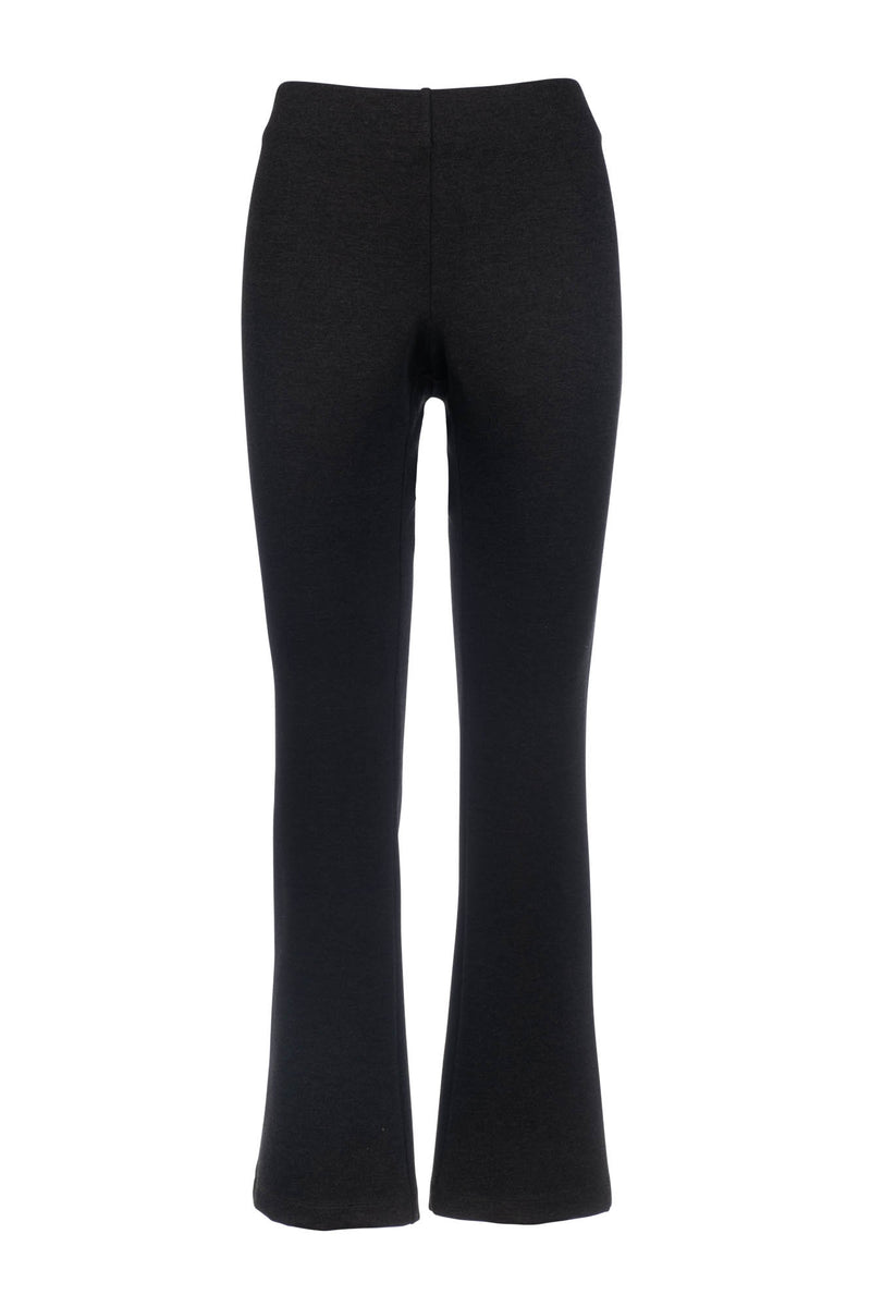 Full Length Flare Pant - Charcoal Ponte