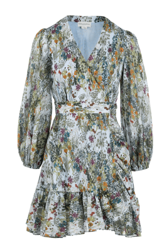 Celeste Dress - Sky English Garden