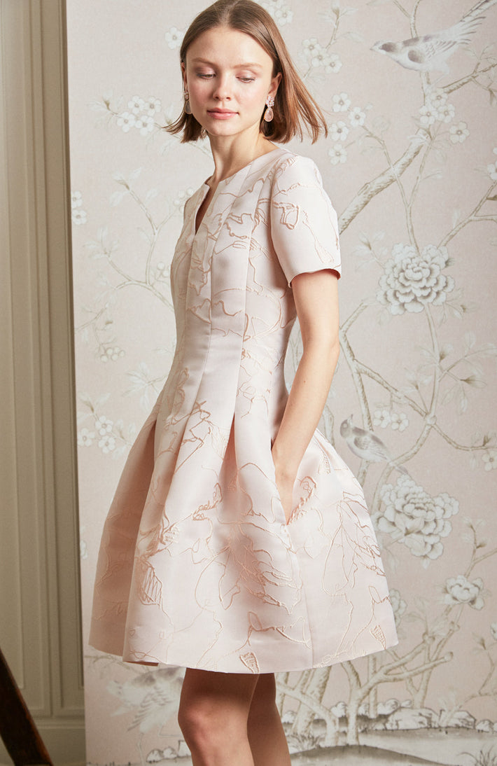 Canterbury Dress in Blush Nadal