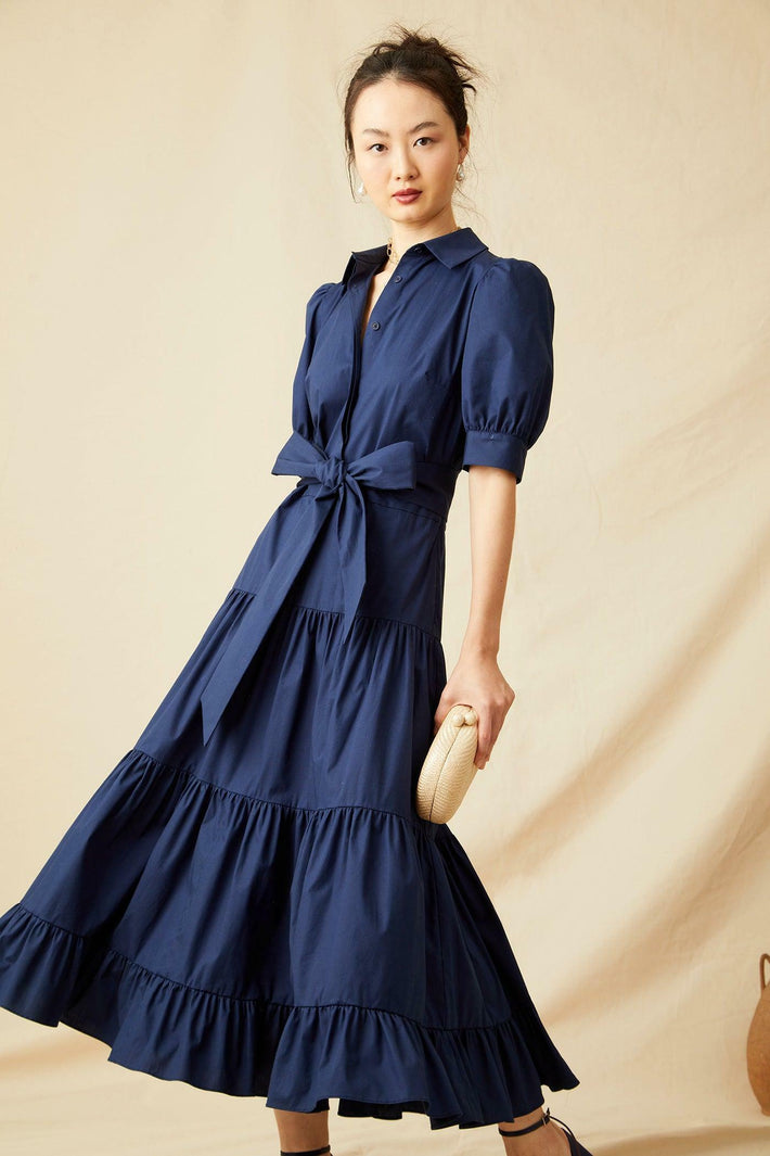 Palma Dress - Navy