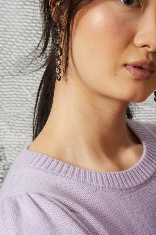 Gunmetal Drop Earrings