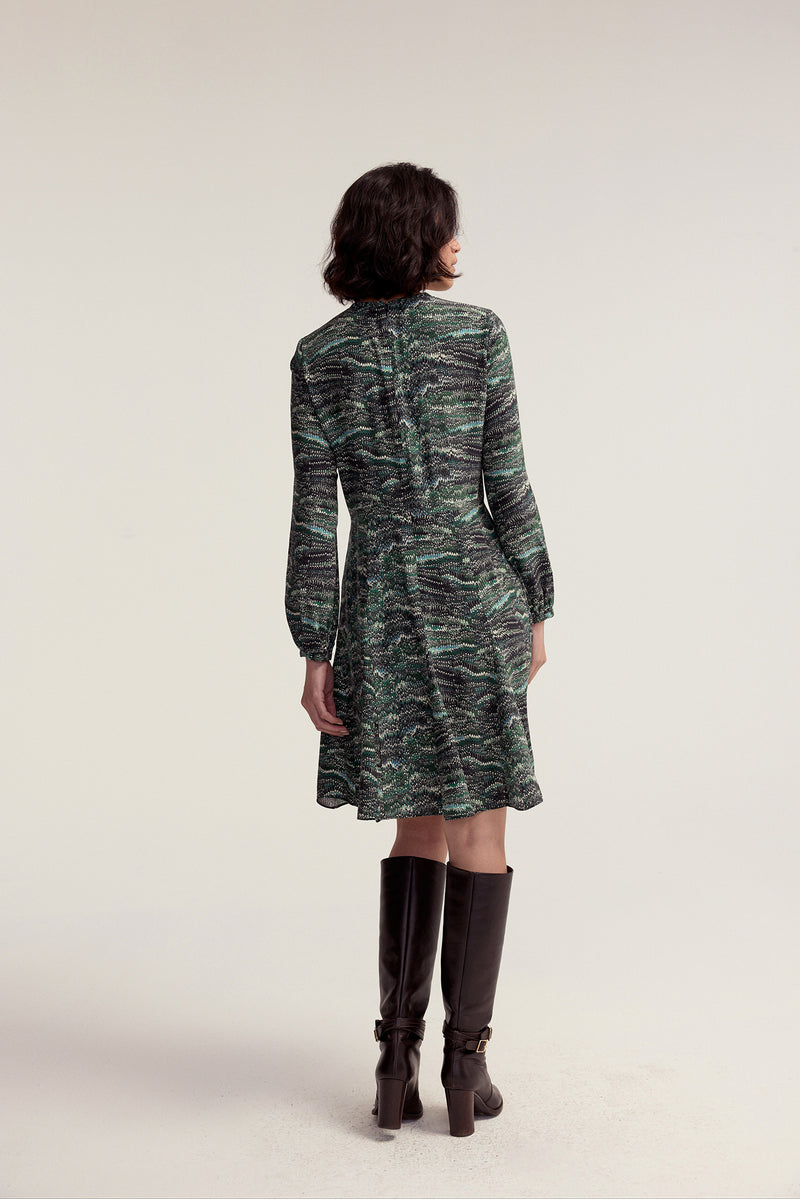 green petal dress Long Dress Suzanne | Green | XS