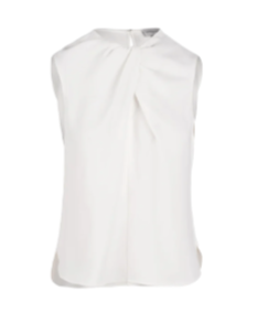 Sleeveless Ginger Blouse - Ivory
