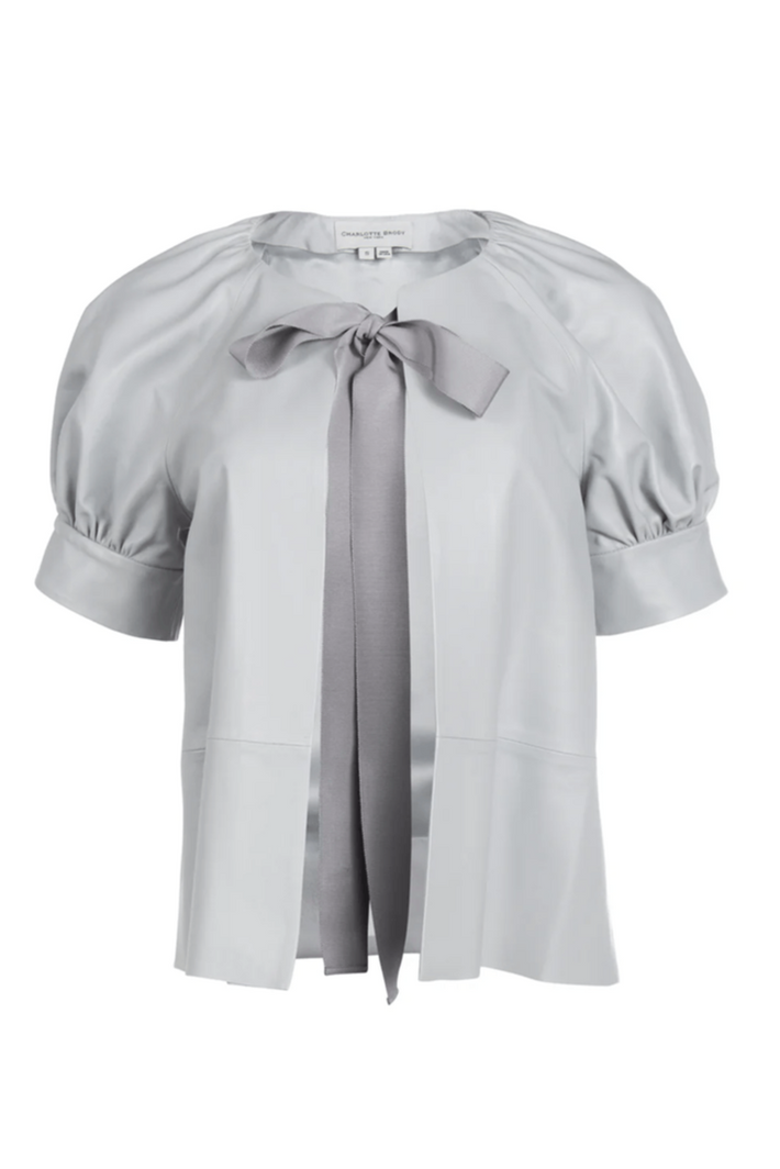 Brigitte Jacket - Platinum Leather