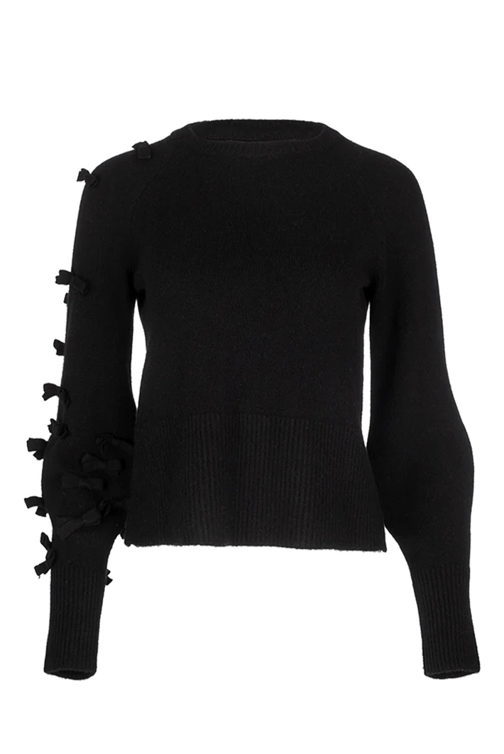Bow Sweater - Black