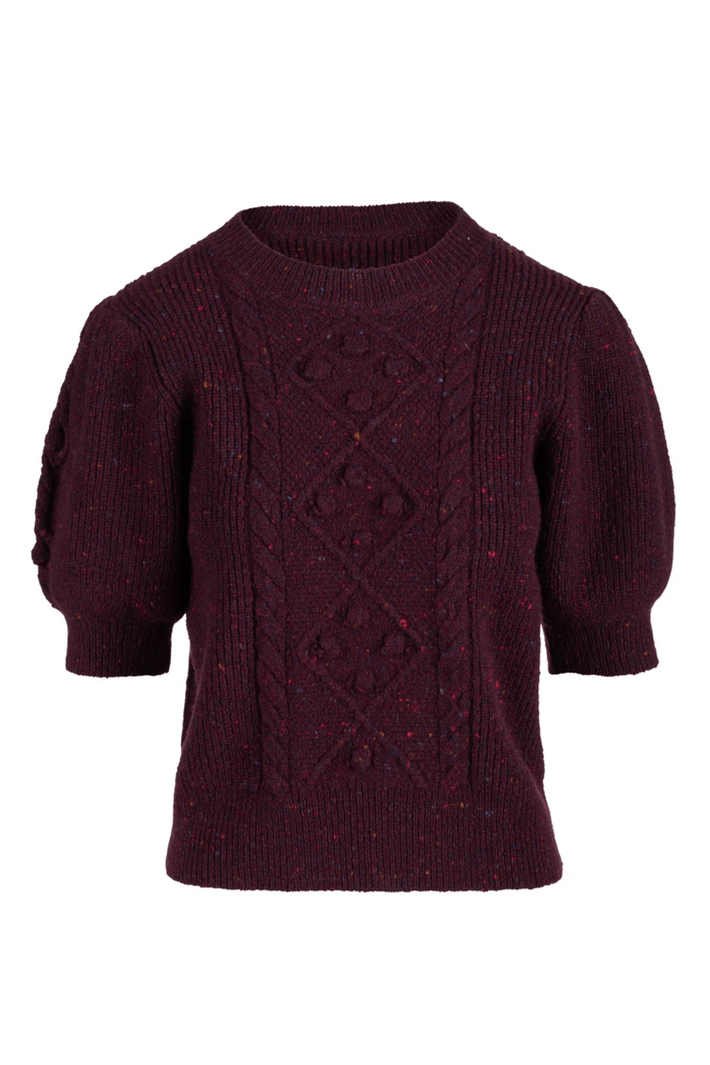 Cable Cleo Sweater - Uva