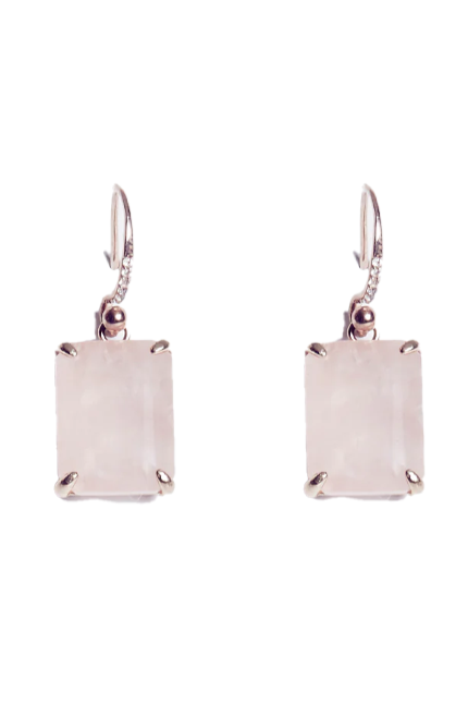 Rose Quartz Earrings