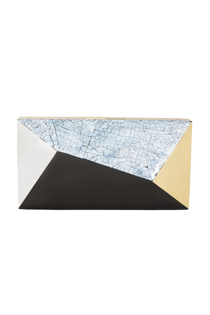 Asymmetrical Minaudière - Black