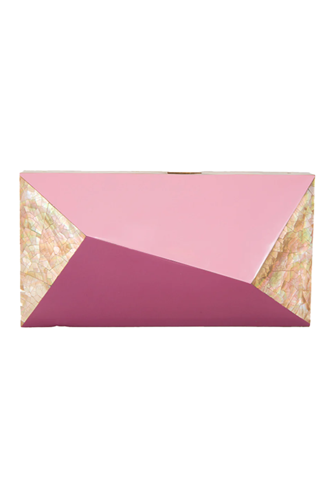 Asymmetrical Minaudière - Mauve