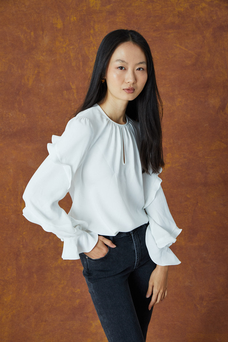 Aurora Blouse - Ivory