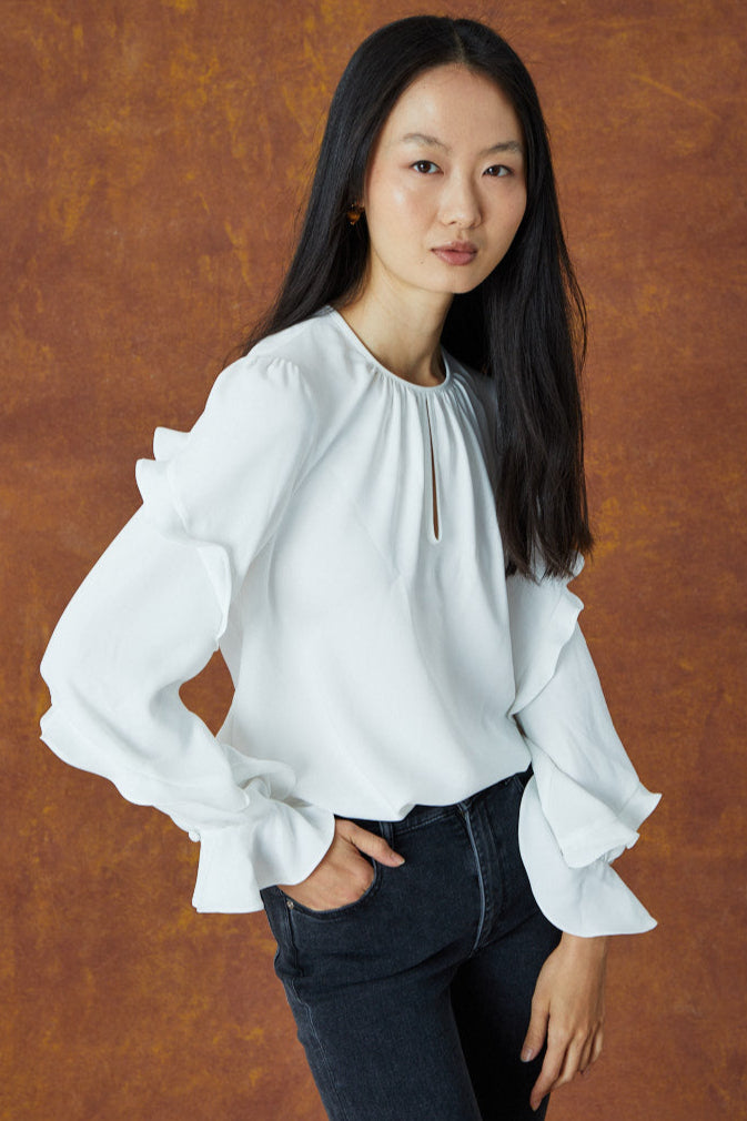 Aurora Blouse - Ivory