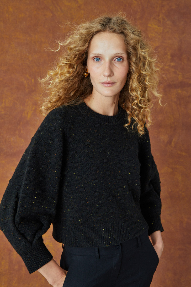 Berry Sweater - Midnight Speckle