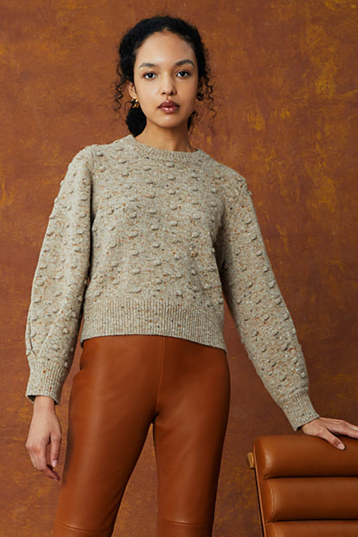 Berry Sweater - Sand Speckle