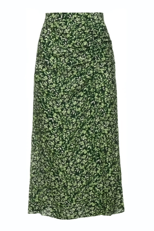 Serrana Skirt - Verde Flores