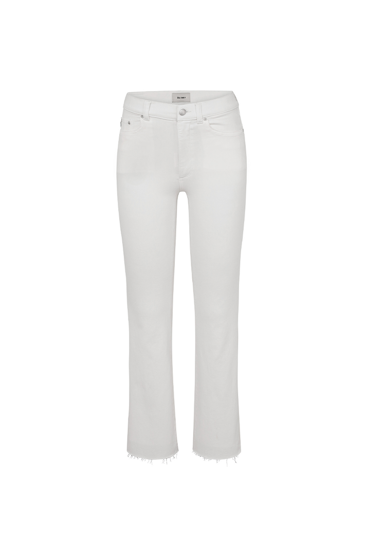Bridget Boot Crop Jean - White