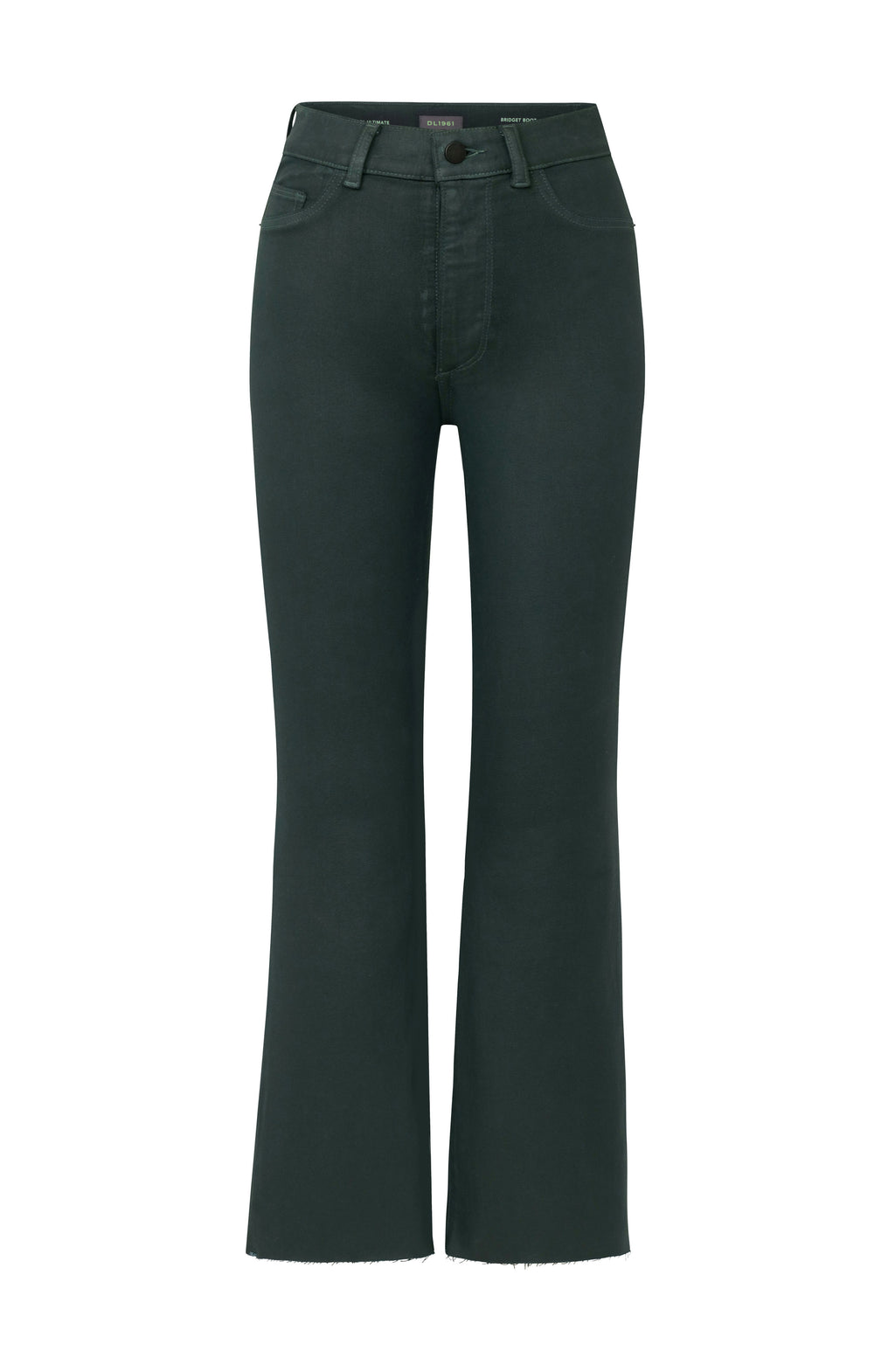 Bridget Boot Crop Jean - Deep Pine Coated