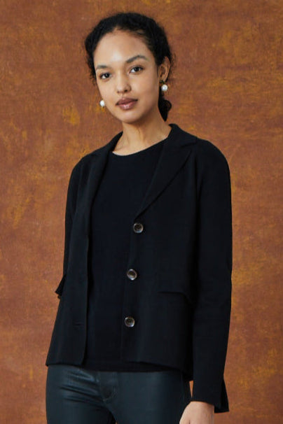 Brighton Knit Blazer - Black