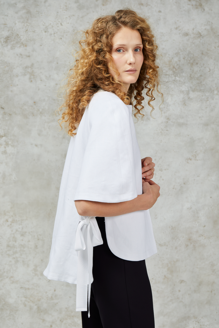 Calla Lily Blazer - White