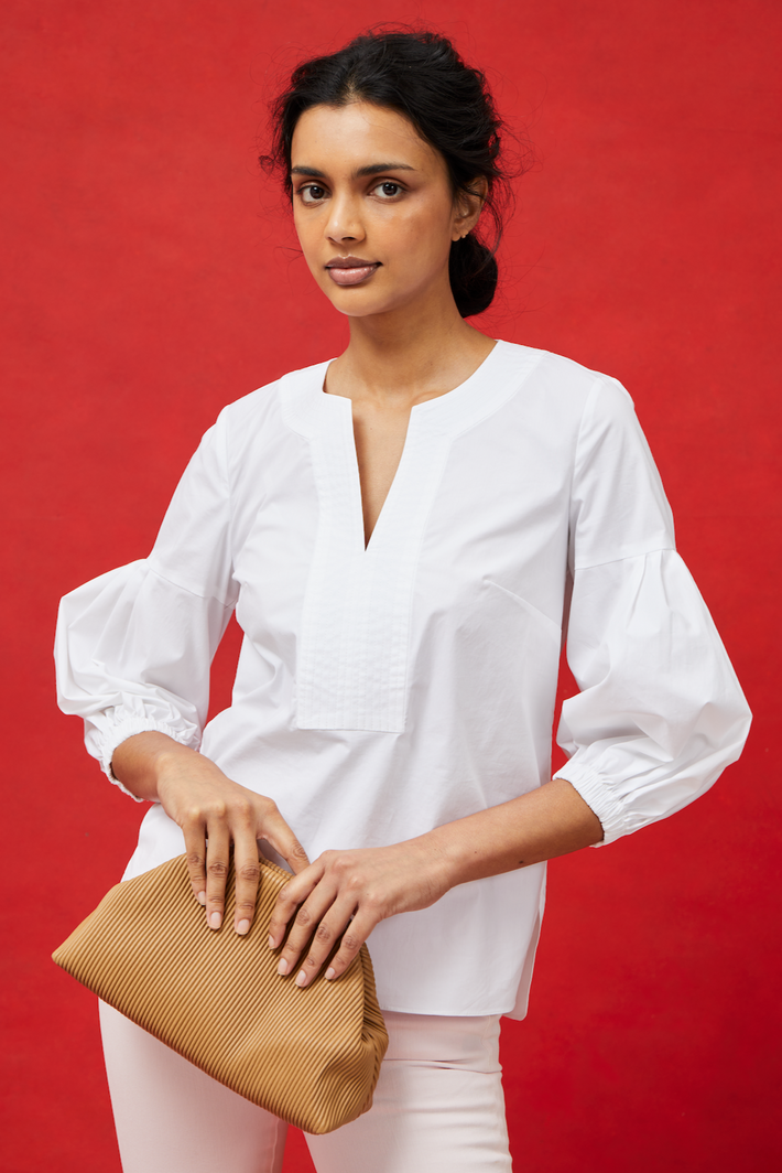 Fiesta Blouse - White