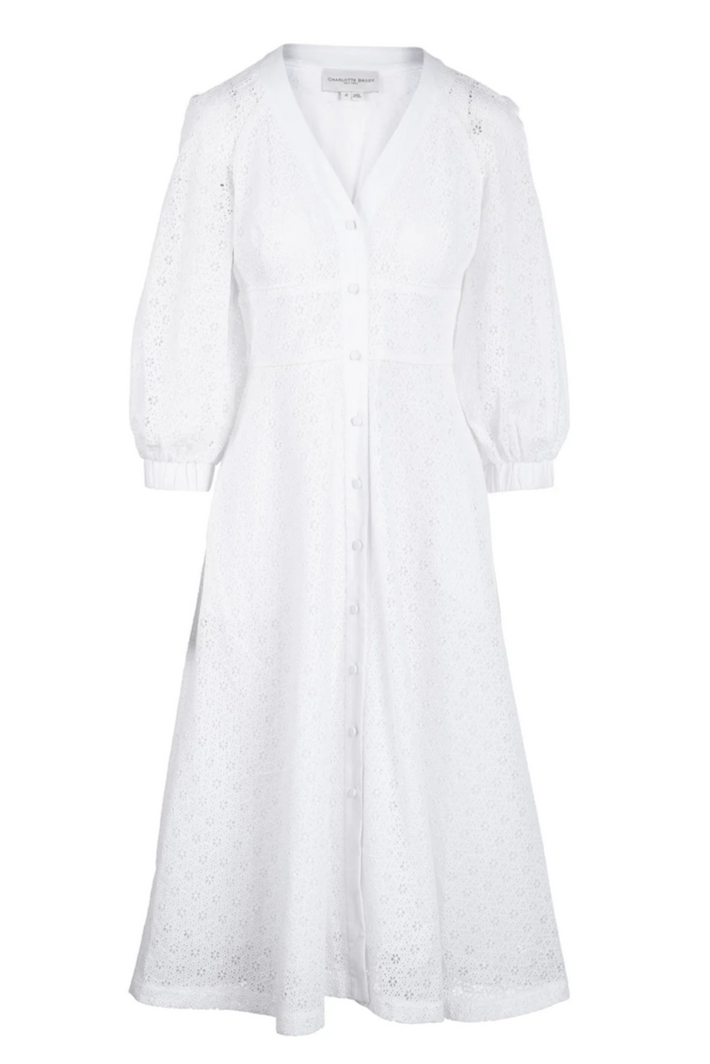 Juniper Dress - White Eyelet
