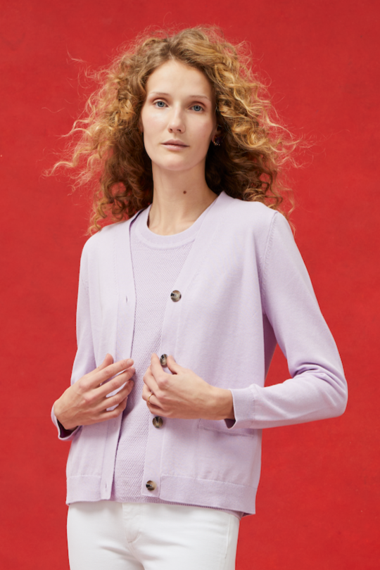 Sofia Cardigan - Lilac