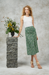 Serrana Skirt - Verde Flores