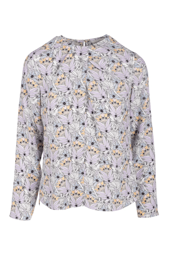 Ginger Blouse - Lilac Paisley