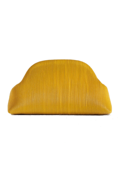 Nugget Clutch - Yellow Leather