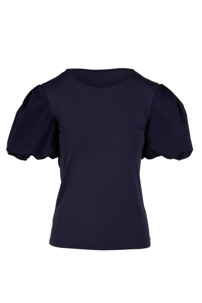 Peony Tee - Navy