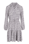 Fit and Flare Shirtdress - Navy Tree