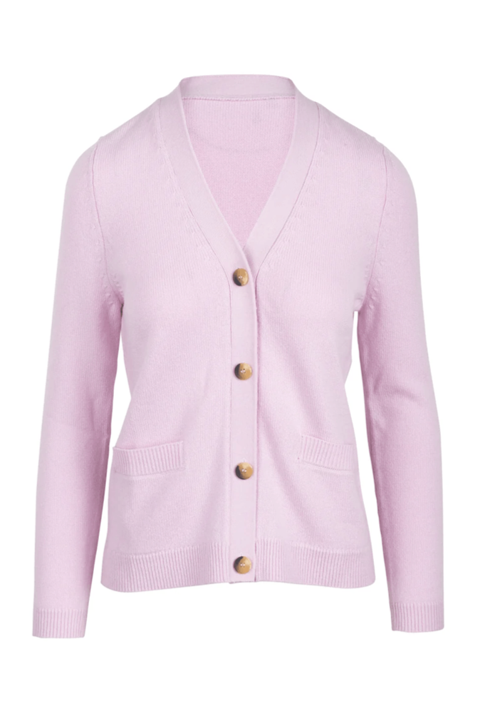 Cashmere Cardigan - Blush