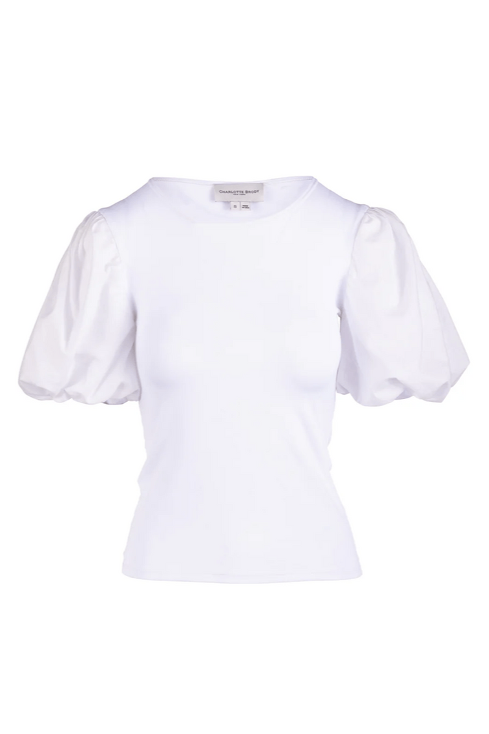 Peony Tee - White