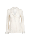 Shawl Collar Blazer - Sky Stripe