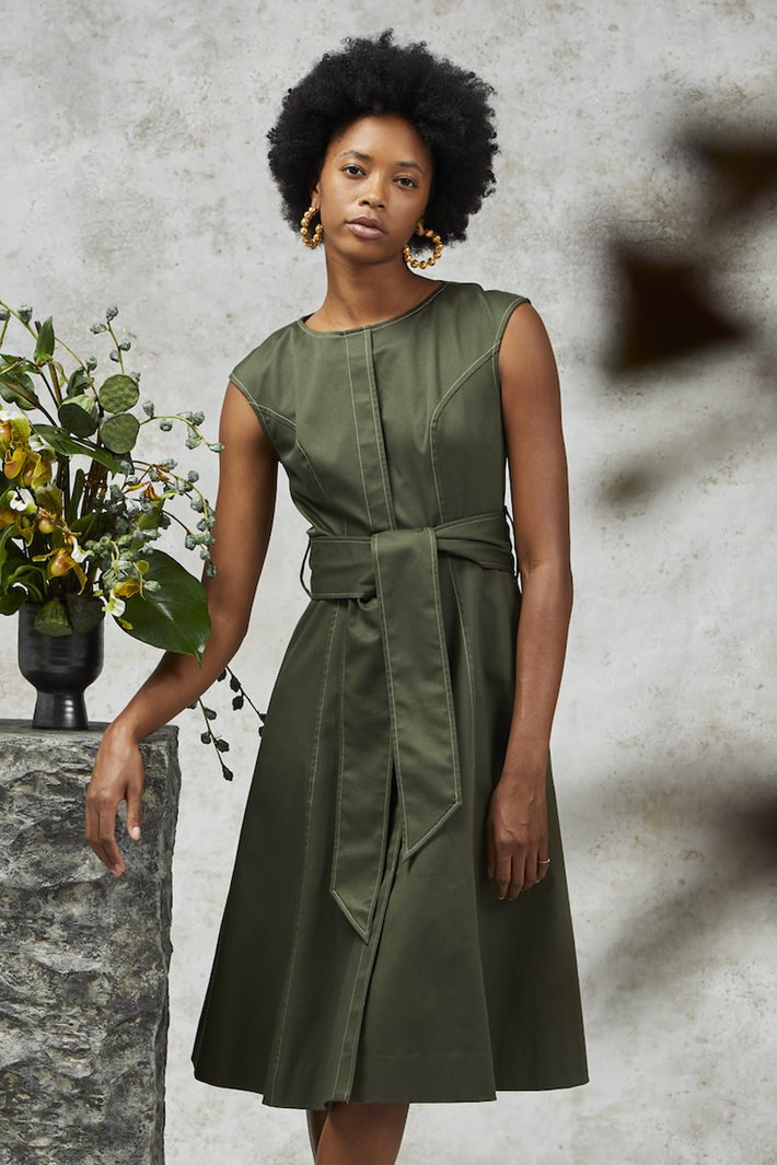 Tulum Dress - Olive