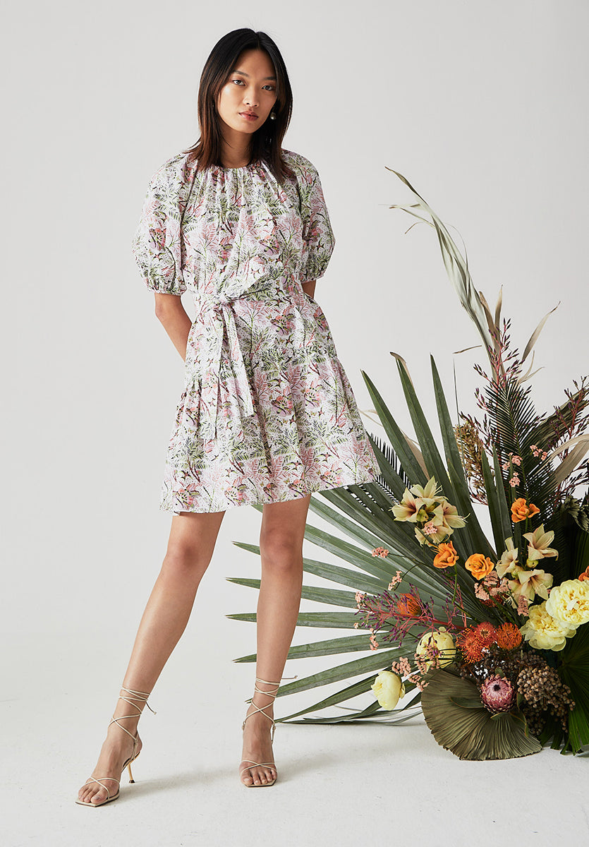 Mayapple Dress - Blush Desert Oasis