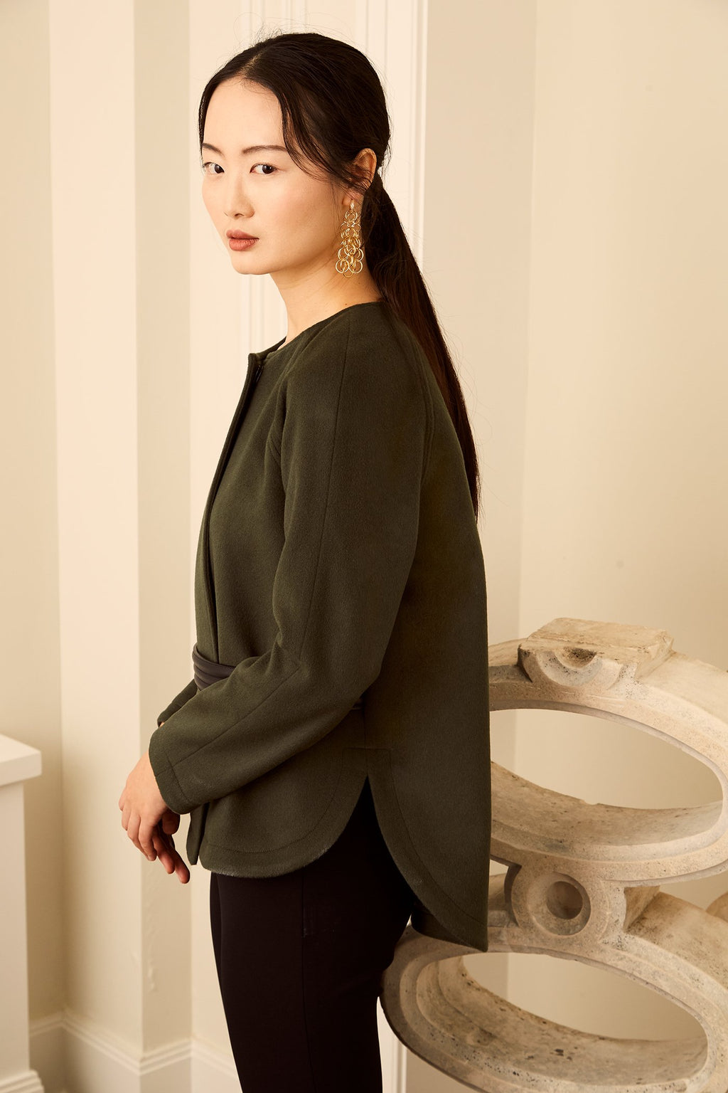 Clover Blazer - Olive