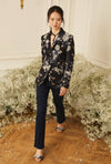 Shawl Collar Blazer - Chinoiserie Jacquard
