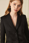 Shawl Collar Blazer - Black