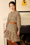 Saffron Dress - Winter Berry