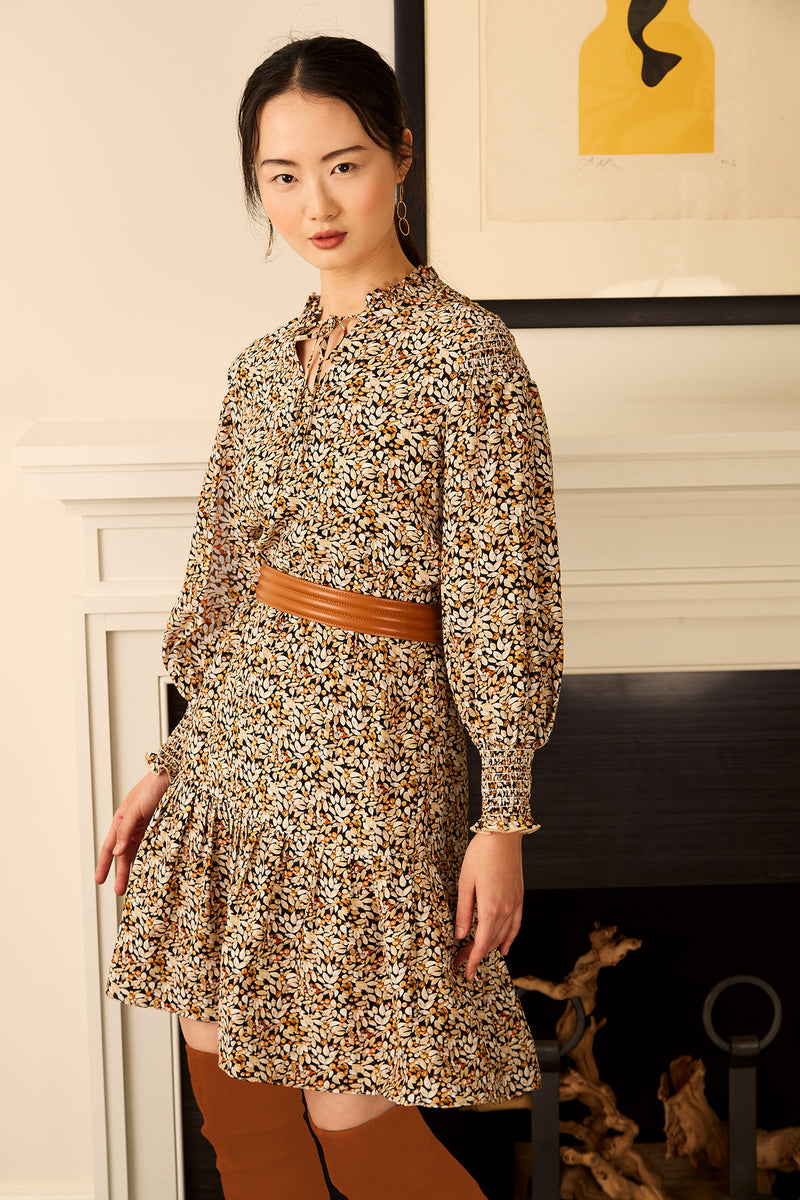Saffron Dress - Winter Berry