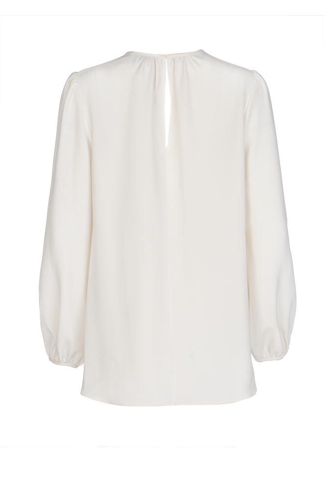 Keyhole Blouse - Ivory