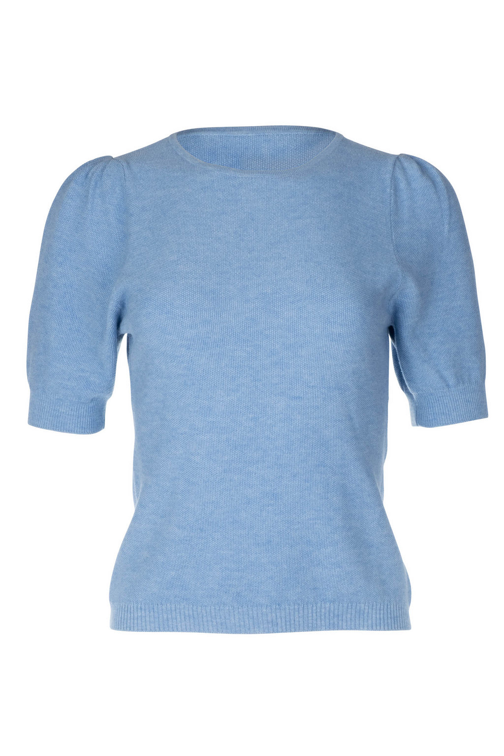 Ruched Sleeve Sweater - Tidal Wave