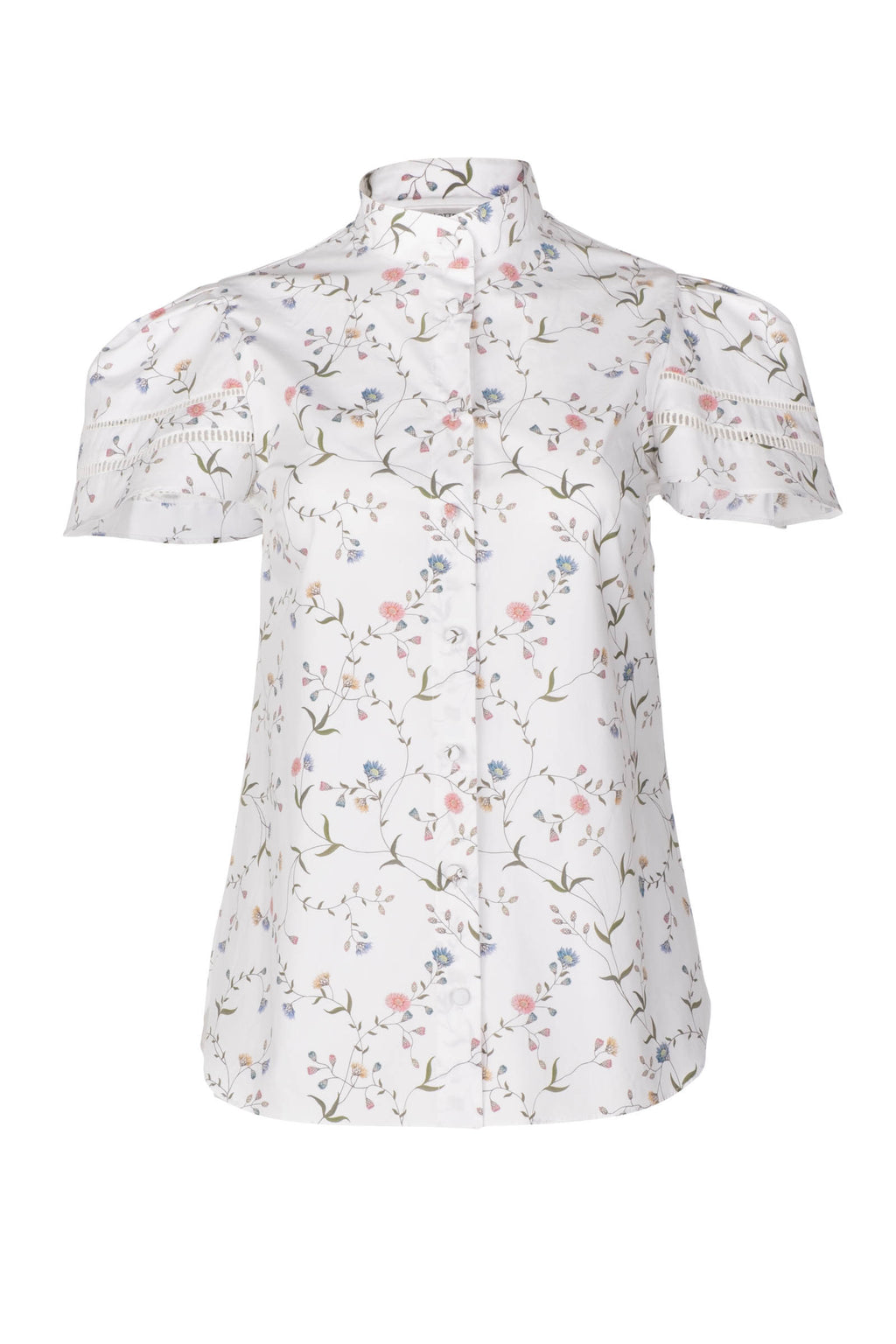 Trellis Blouse - Floral Vine