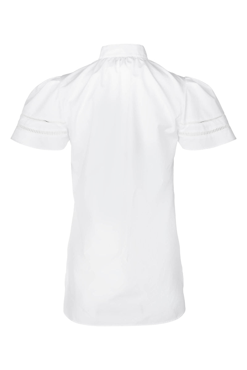 Trellis Blouse - White