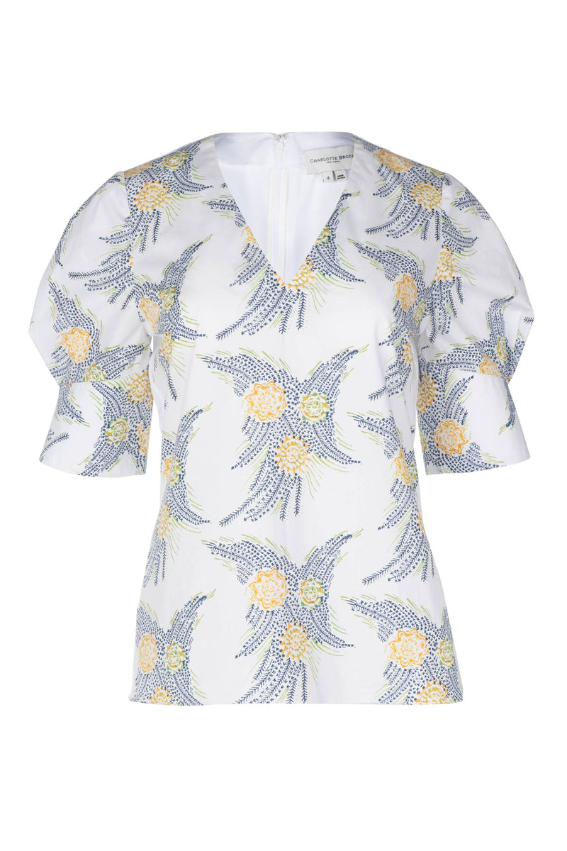 Prairie Blouse - Sunflower Print
